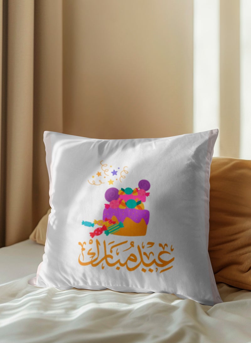 لوحة غطاء وسادة من البوليستر بتصميم عيد مبارك - Image 5